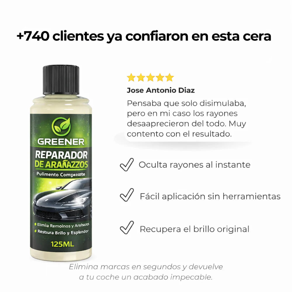 Cera Anti Arañazos / Limpia Faros 125ml